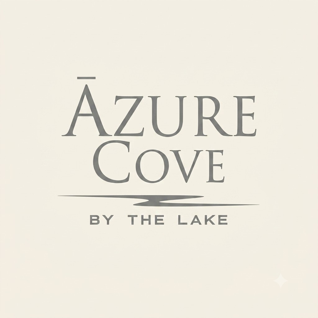 Azure Cove by the Lake — brand wordmark