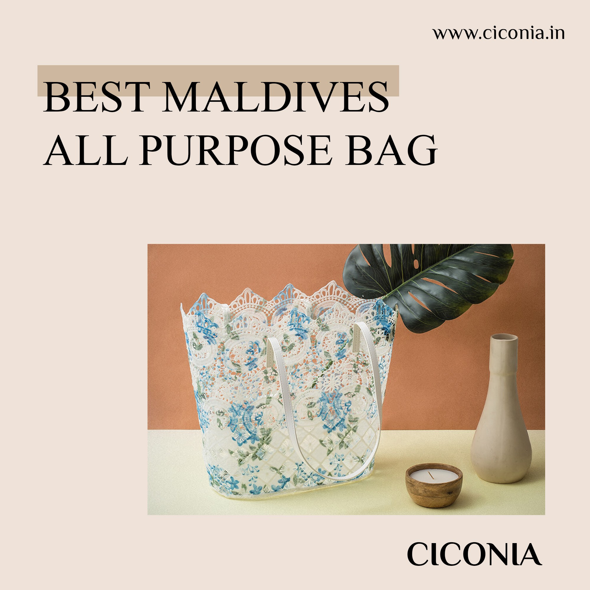 Ciconia social creative — Maldives all-purpose bag