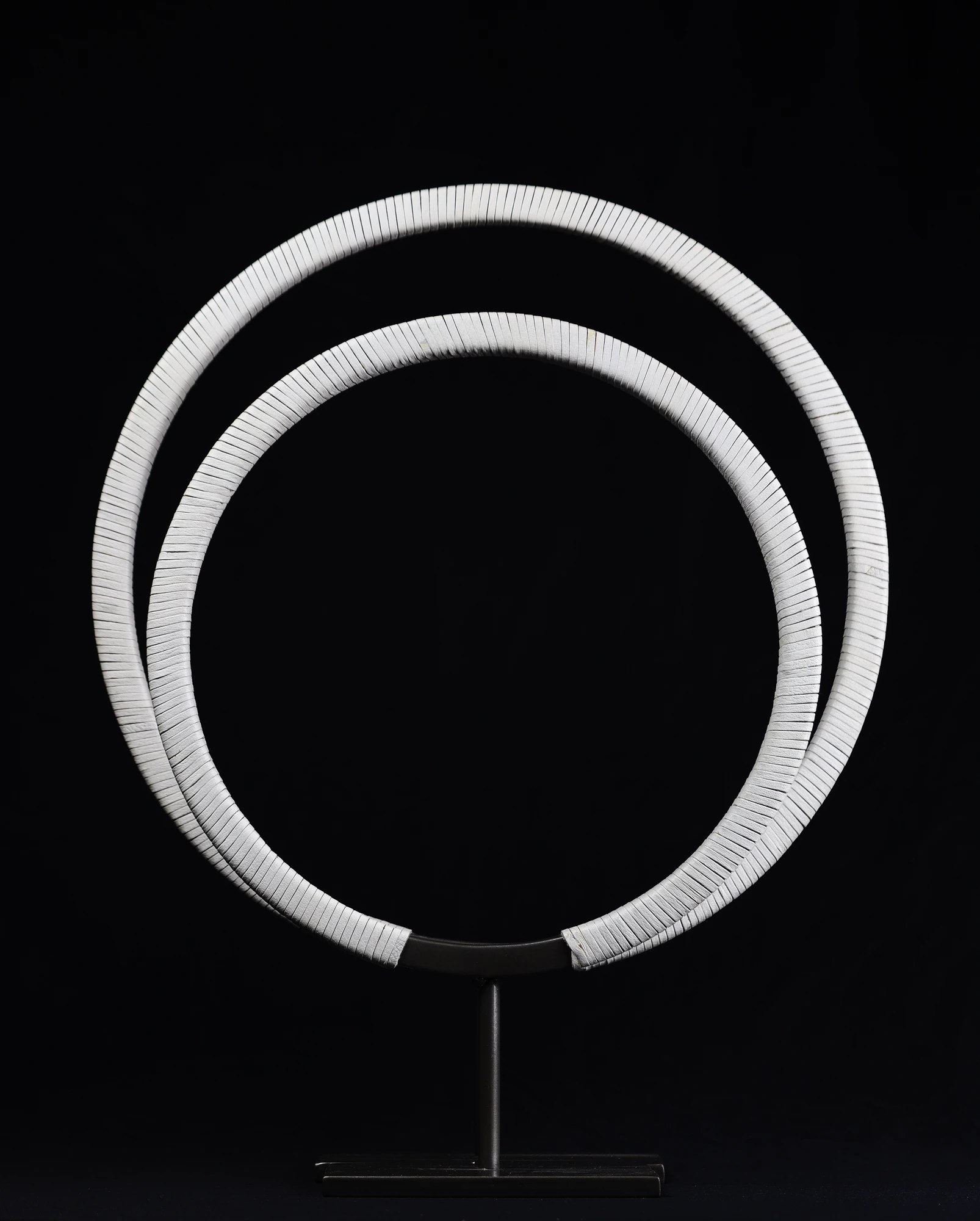 Cle and Co — double ring sculpture on black