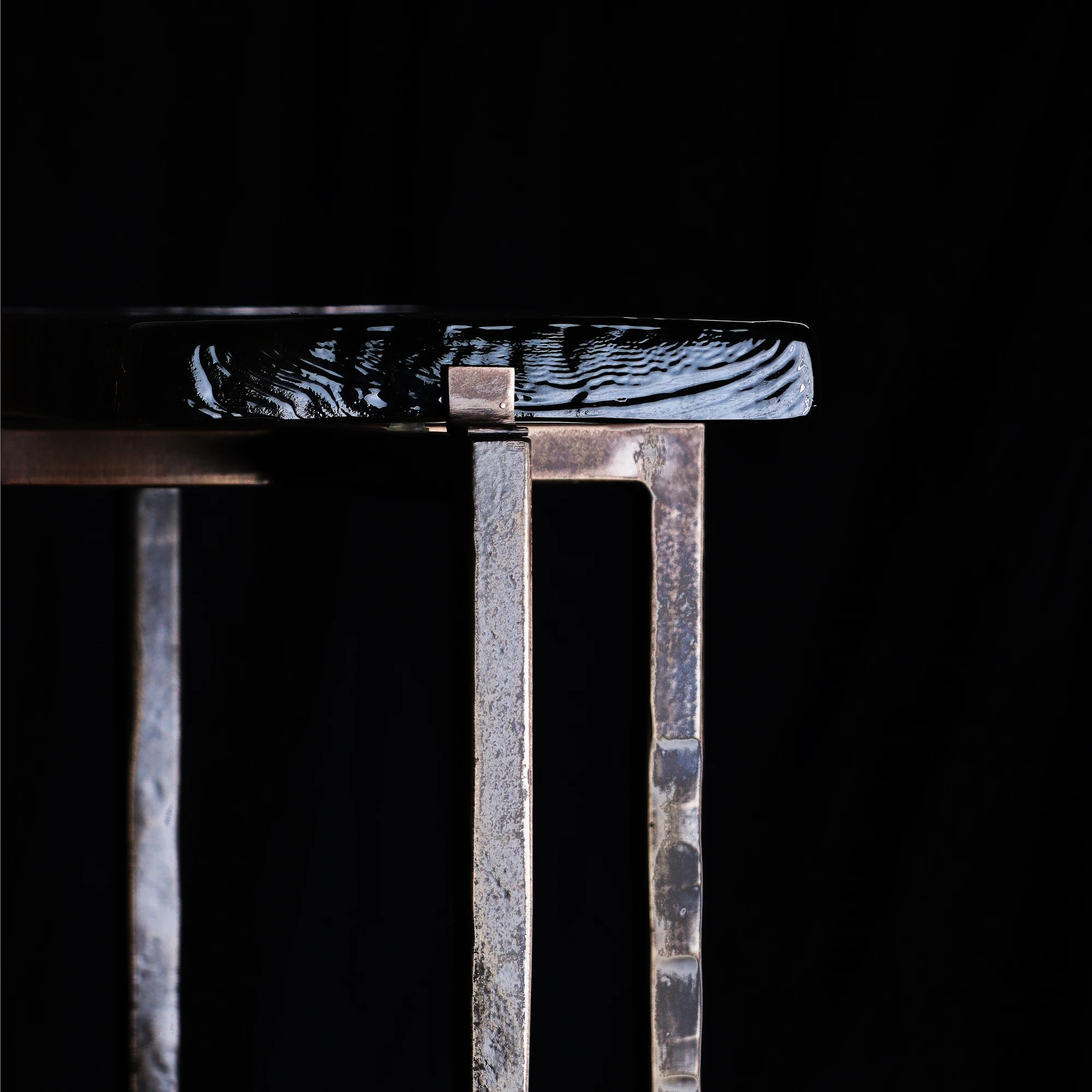 Cle and Co — metalwork and glass detail