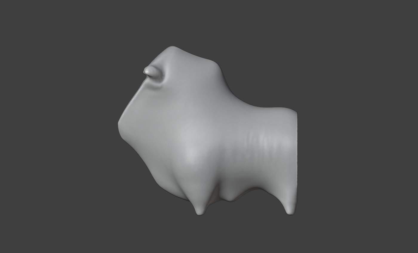 House of Katachi — bull sculpture, side profile